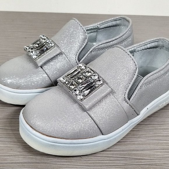 Michael Kors Michelle Slip-On Sneaker, Girls Size (Toddler 2-4 yrs) Size 10 / 27 - Picture 3 of 10